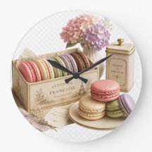 Reloj de pared de cocina de donuts gourmet | Panad