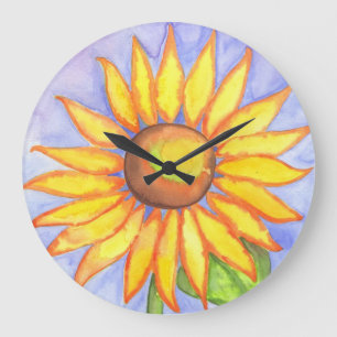 Reloj de pared de cocina girasol Country