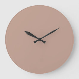 Reloj de pared de color sólido - rosa oscuro