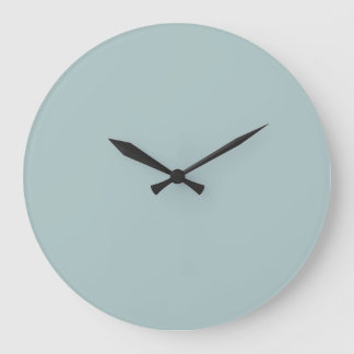 Reloj de pared de color sólido - Verde de menta fr
