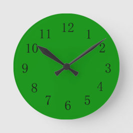 Reloj de pared de color verde islámico