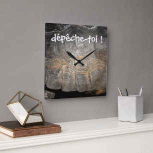 Reloj de pared de concha de tortuga terrestre