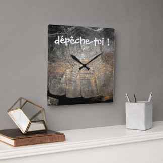 Reloj de pared de concha de tortuga terrestre