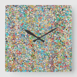 Reloj de pared de Confetti
