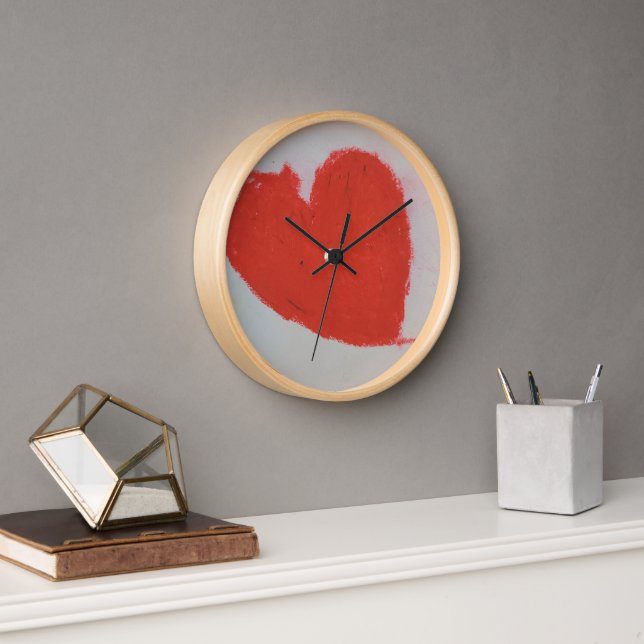 Reloj de pared de corazón (Oficina)