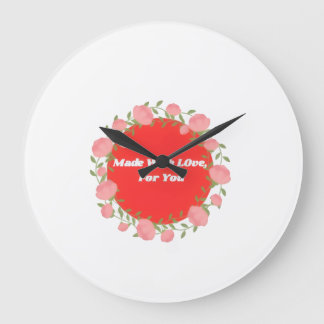 Reloj de pared 'De corazón - Hecho con amor para t