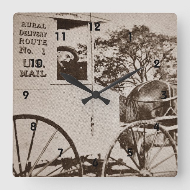 Reloj de pared de correo de Estados Unidos (Anverso)