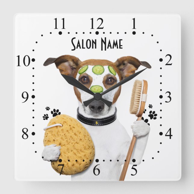 Reloj de pared de cría de perros (Anverso)