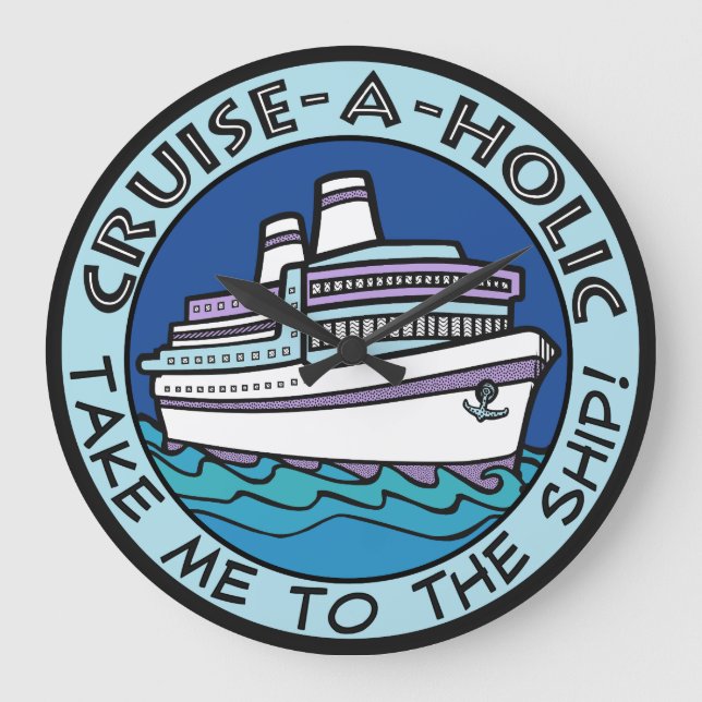 Reloj de pared de crucero-A-Holic (Anverso)