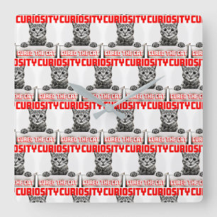 Reloj de pared de curiosidad