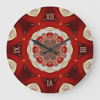 Reloj de pared de decoración de interiores de colo