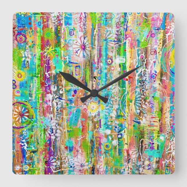 Reloj de pared de días soleados (Anverso)