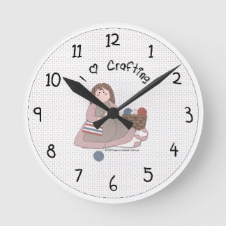 Reloj de pared de dibujo del país