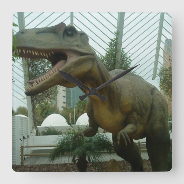 Reloj de pared de dinosaurios Giganotosaurus (Anverso)