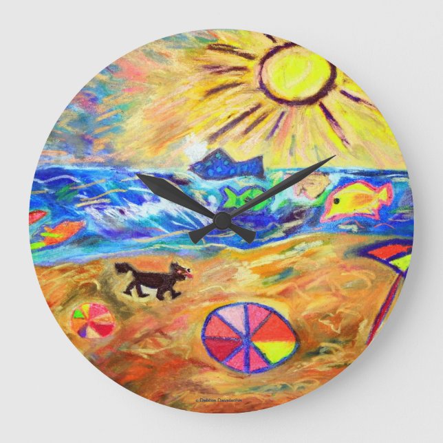 RELOJ DE PARED DE DISEÑADOR - VISTA ANTERIOR - REG (Anverso)