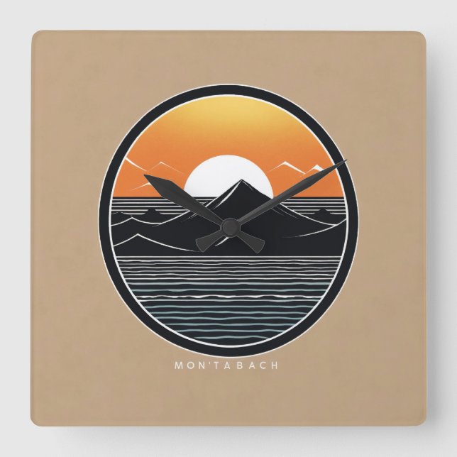 Reloj de pared de diseño (Anverso)