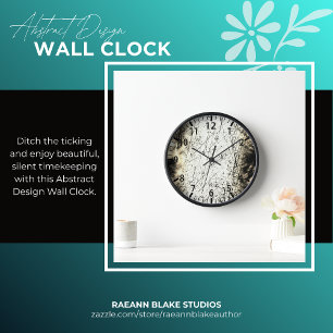 Reloj de pared de diseño abstracto
