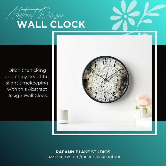 Reloj de pared de diseño abstracto (Subido por el creador)