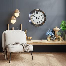 Reloj de pared de diseño Art Deco