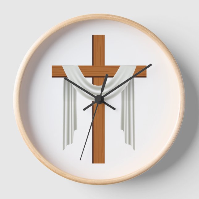 Reloj de pared de diseño cristiano (Anverso)