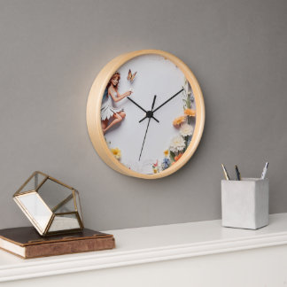 Reloj de pared de diseño de ángulo geométrico mode