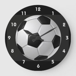 Reloj de pared de diseño de bolas de fútbol