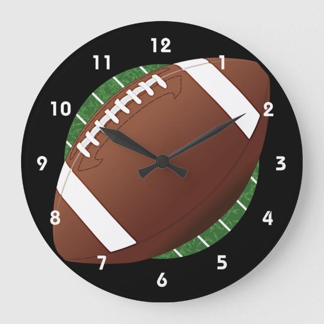 Reloj de pared de diseño de fútbol (Anverso)