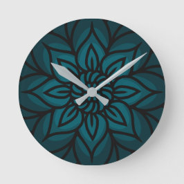 Reloj de pared de diseño de mandala