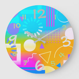 Reloj de pared de diseño de Modern Retro 80