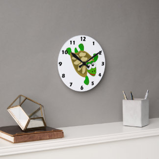 Reloj de pared de diseño de tortuga