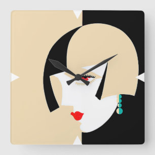 Reloj de pared de diseño decenal