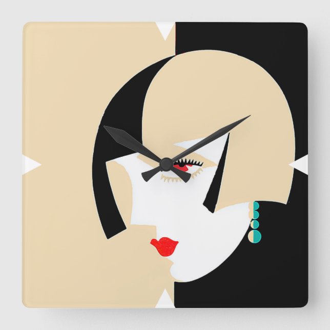 Reloj de pared de diseño decenal (Anverso)