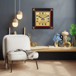 Reloj de pared de diseño decenal<br><div class="desc">Cuadrada. Tamaño 10, 75" x 10, 75". Este reloj de pared se imprime de forma vibrante con el proceso AcryliPrint®HD para garantizar la máxima calidad de visualización de cualquier contenido. Solicite este reloj de pared de estilo deco para sus paredes o regale a amigos y familiares como regalo para un...</div>