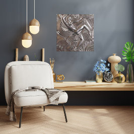 Reloj de pared de diseño decenal