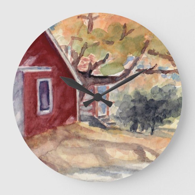Reloj de pared de diseño - Gran arte americano (Anverso)