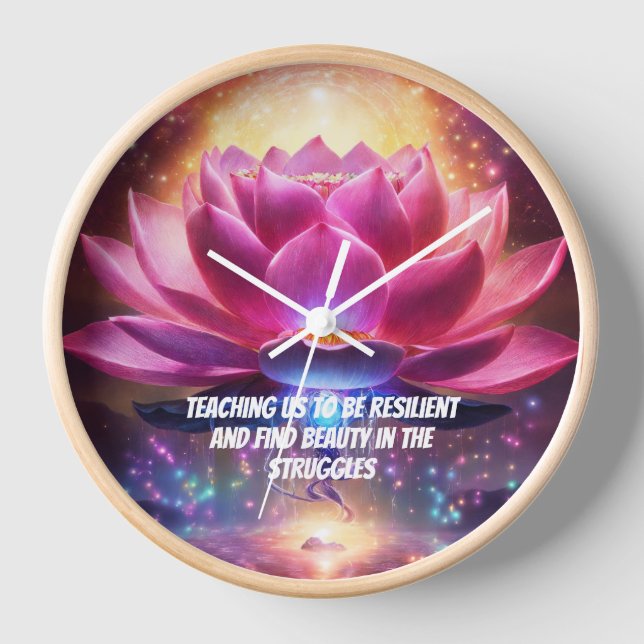 reloj de pared de diseño LOTUS
