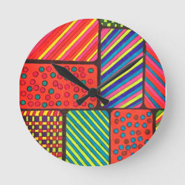 Reloj de pared de diseño rectangular