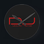 Reloj de pared de DJ<br><div class="desc">© 2009-2016 de Copyright</div>