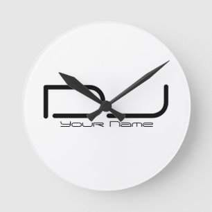 Reloj de pared de DJ