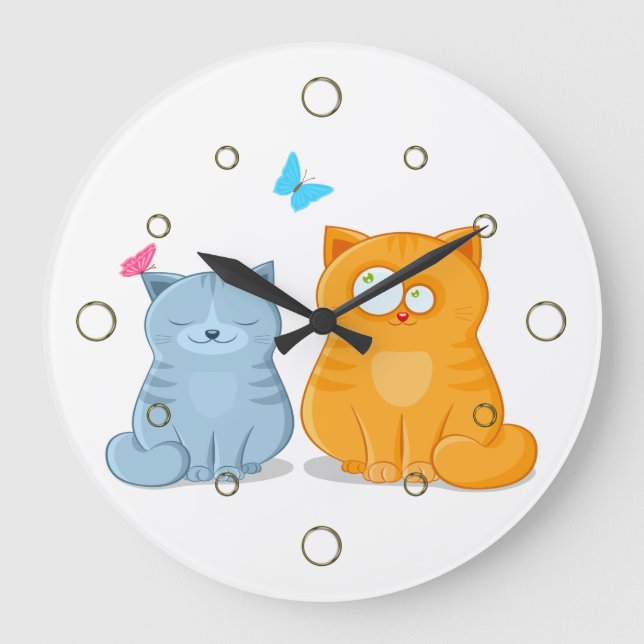 Reloj de pared de dos Kitts (Anverso)