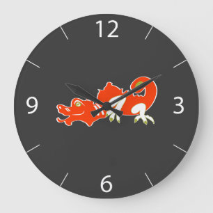 Reloj de pared de dragón