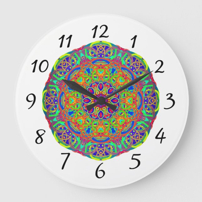 Reloj de pared de elegancia colorida (Anverso)