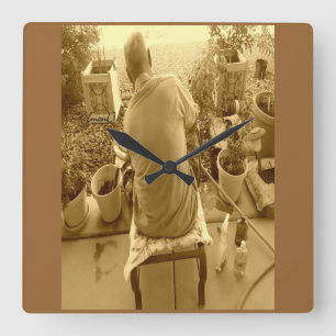 Reloj de pared de encargo de "    mi espacio"