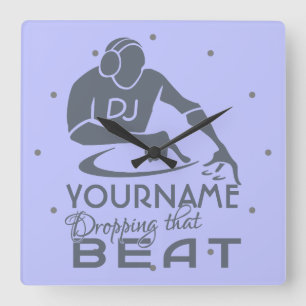 Reloj de pared de encargo del color y del