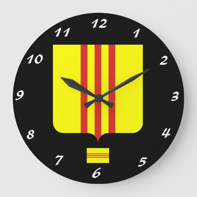 Reloj de pared de encargo del sur de VIETNAM, (Anverso)