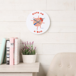 Reloj de pared de enfermería de gusano largo