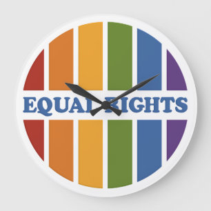Reloj de pared de Equal Rights