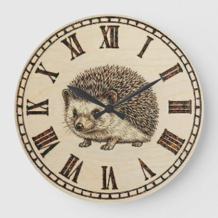  Reloj de pared de erizo 