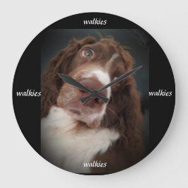Reloj de pared de espanilo de Springer