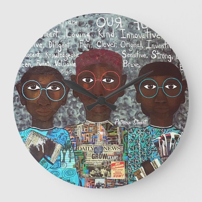 Reloj de pared de especies amenazadas (Anverso)